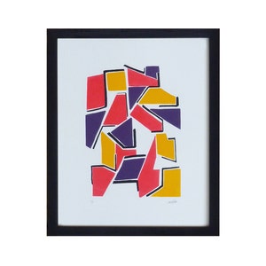 Silkscreen print// title: Euclides&quot; // limited edition of 8 copies