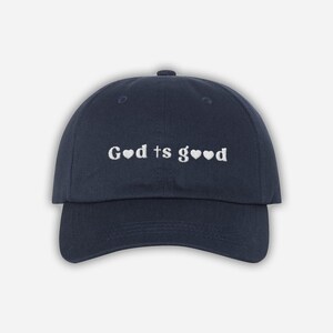 God Is Good Christian Hat, Faith Bible Verse Hat, Scripture Inspired Christian Cap, Religious & God Loving Dad Hat