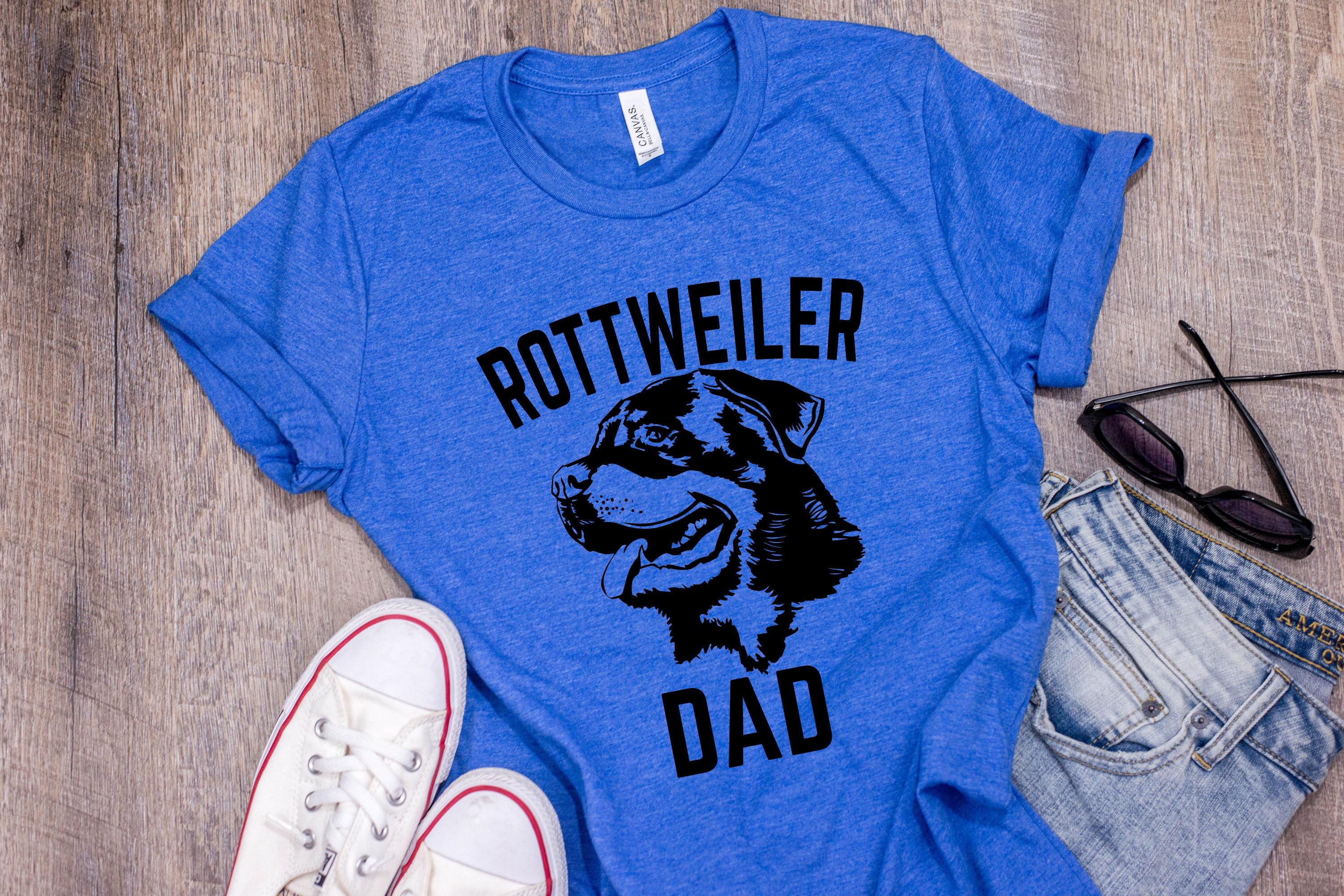 Rottweiler T Shirt Rottweiler Dad Rottweiler Shirt For Men Etsy