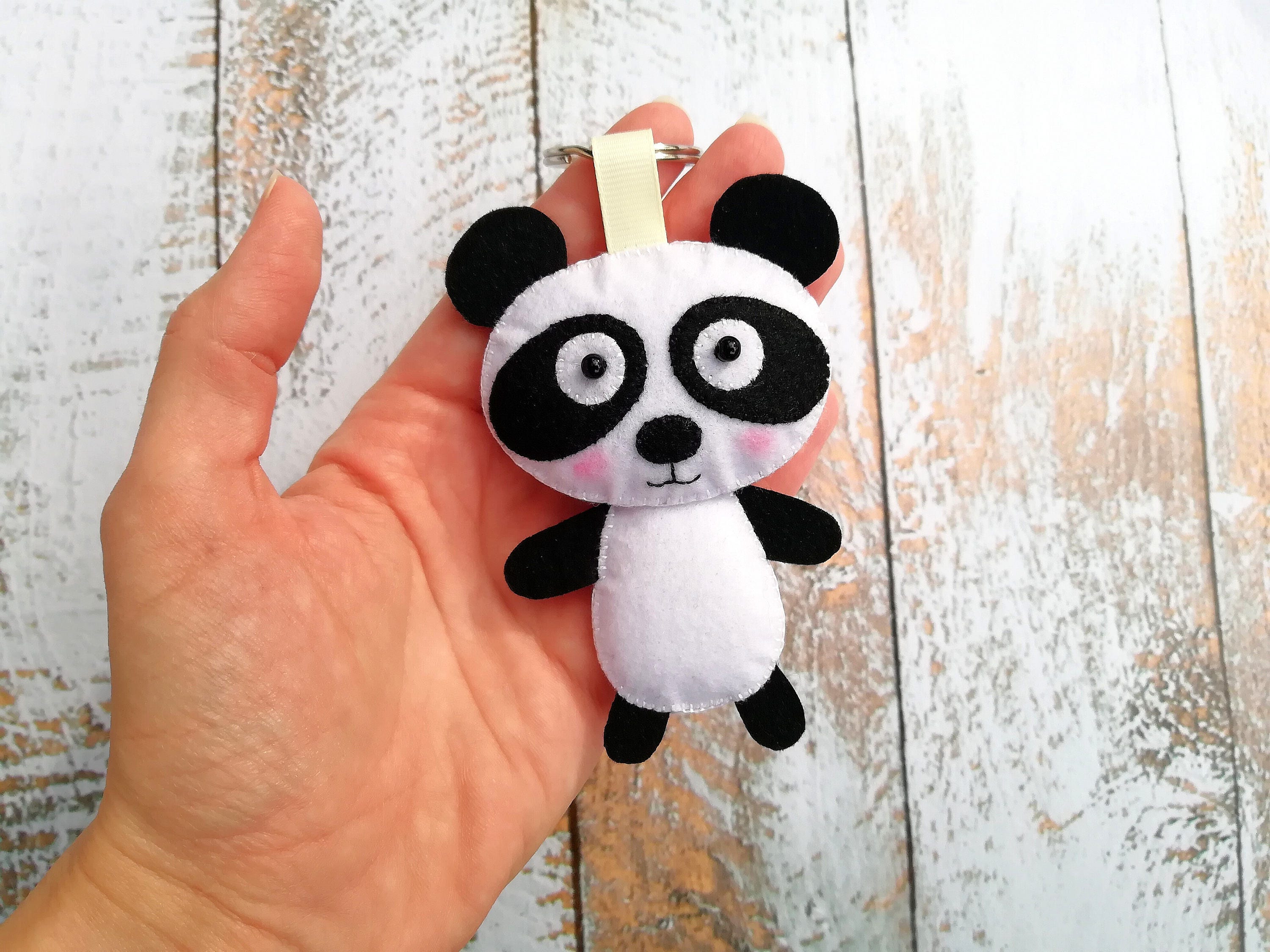 ty panda keychain
