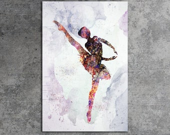 Ballerina Canvas Art Ballet canvas print Ballet wall art Ballerina canvas Art Ballerina modern art Ballerina artwork Holiday gift Room Decor