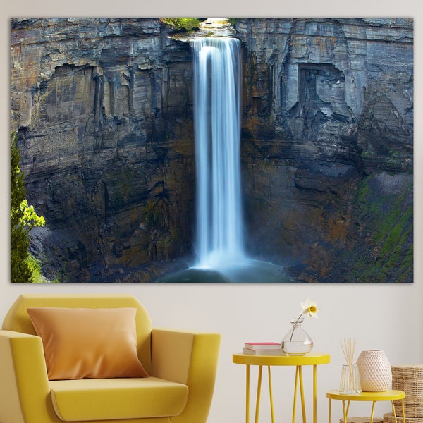 Waterfall National Park Wall Art Canvas Print Waterfall Art Canvas National Park Wall Art Waterfall Wall Art Tropical Art Nursery Room Decor