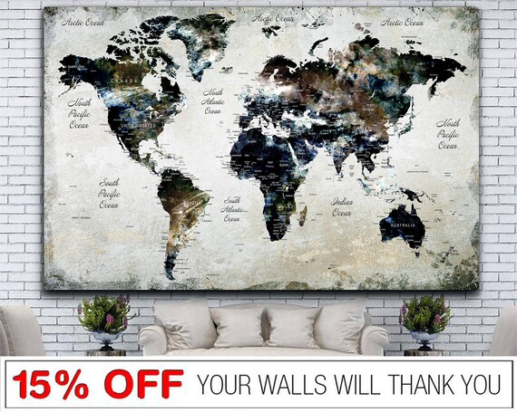 Creative World Map Poster