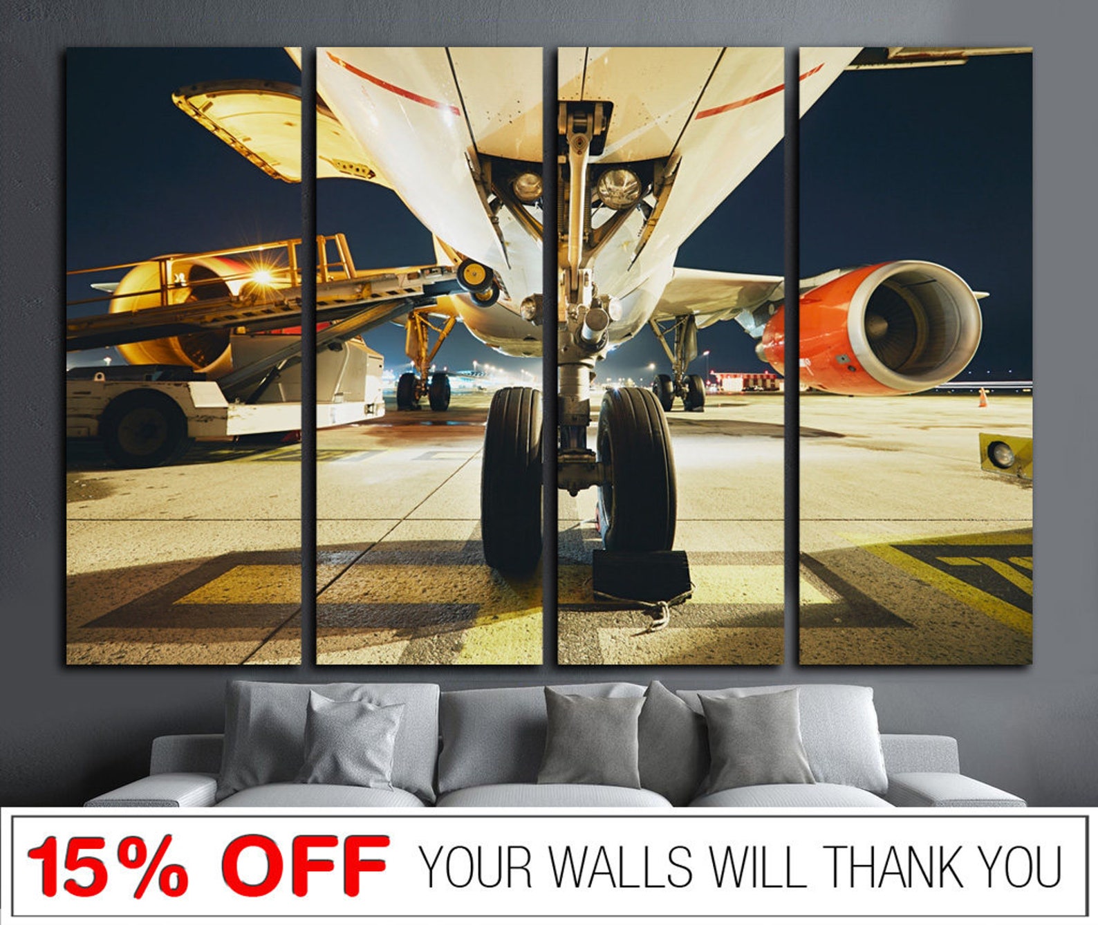 Aircraft Canvas Aviation Wall Art Plane canvas Airplane Canvas Etsy