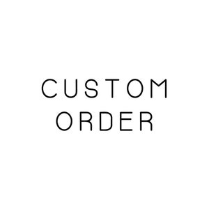 Custom order for sketch