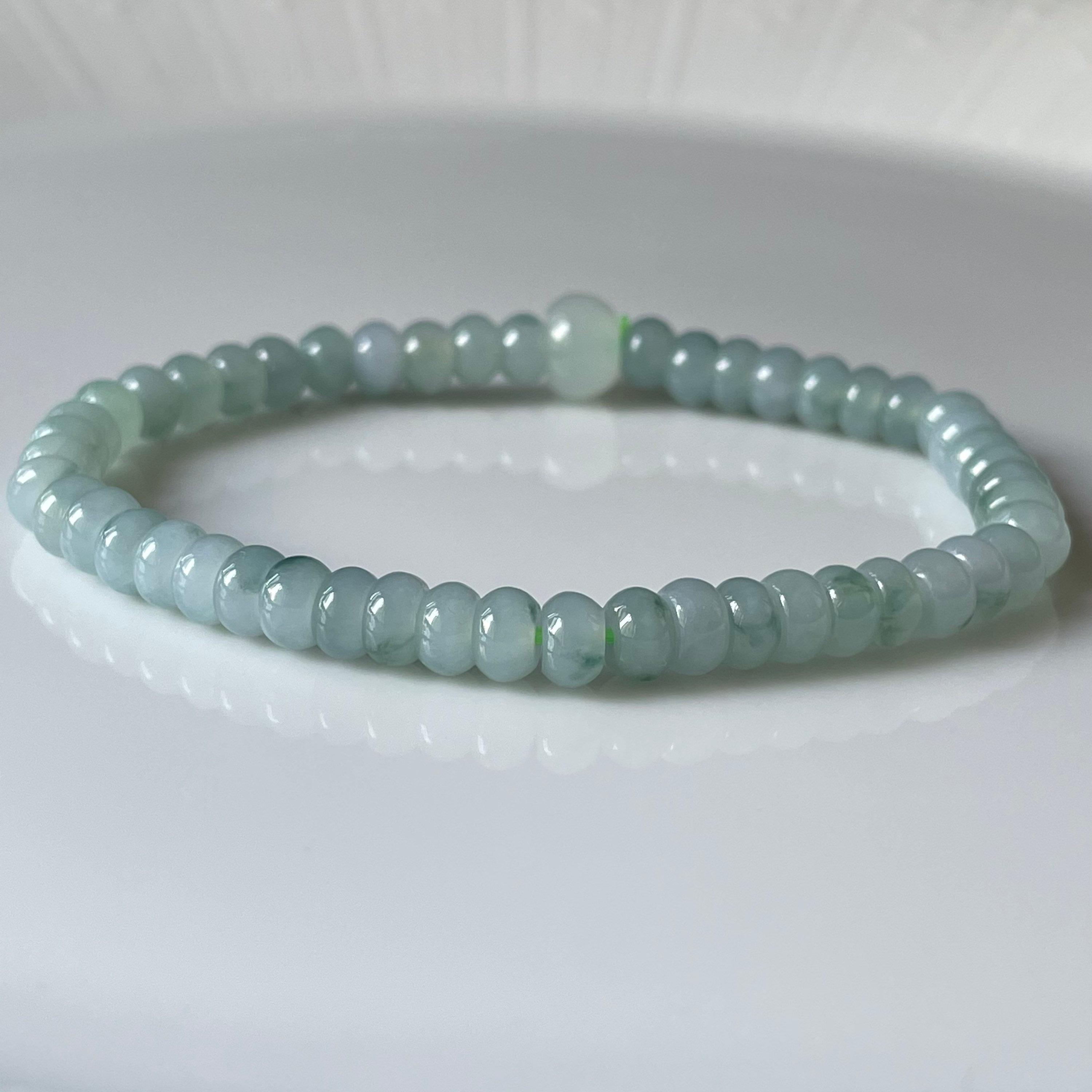 Blue Jade Gemstone Bracelet for Ajna Chakra – OM POOJA SHOP – ompoojashop