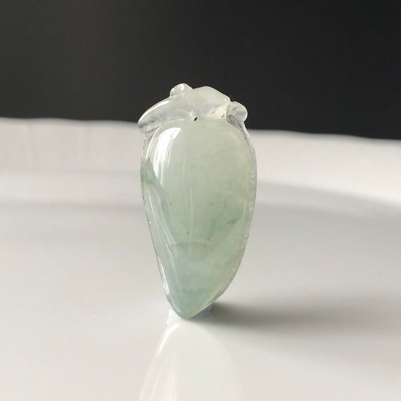 Jade Pendant - Natural Jadeite Type A (Grade A) untreated translucent Authentic Burmese Jadeite Pendant