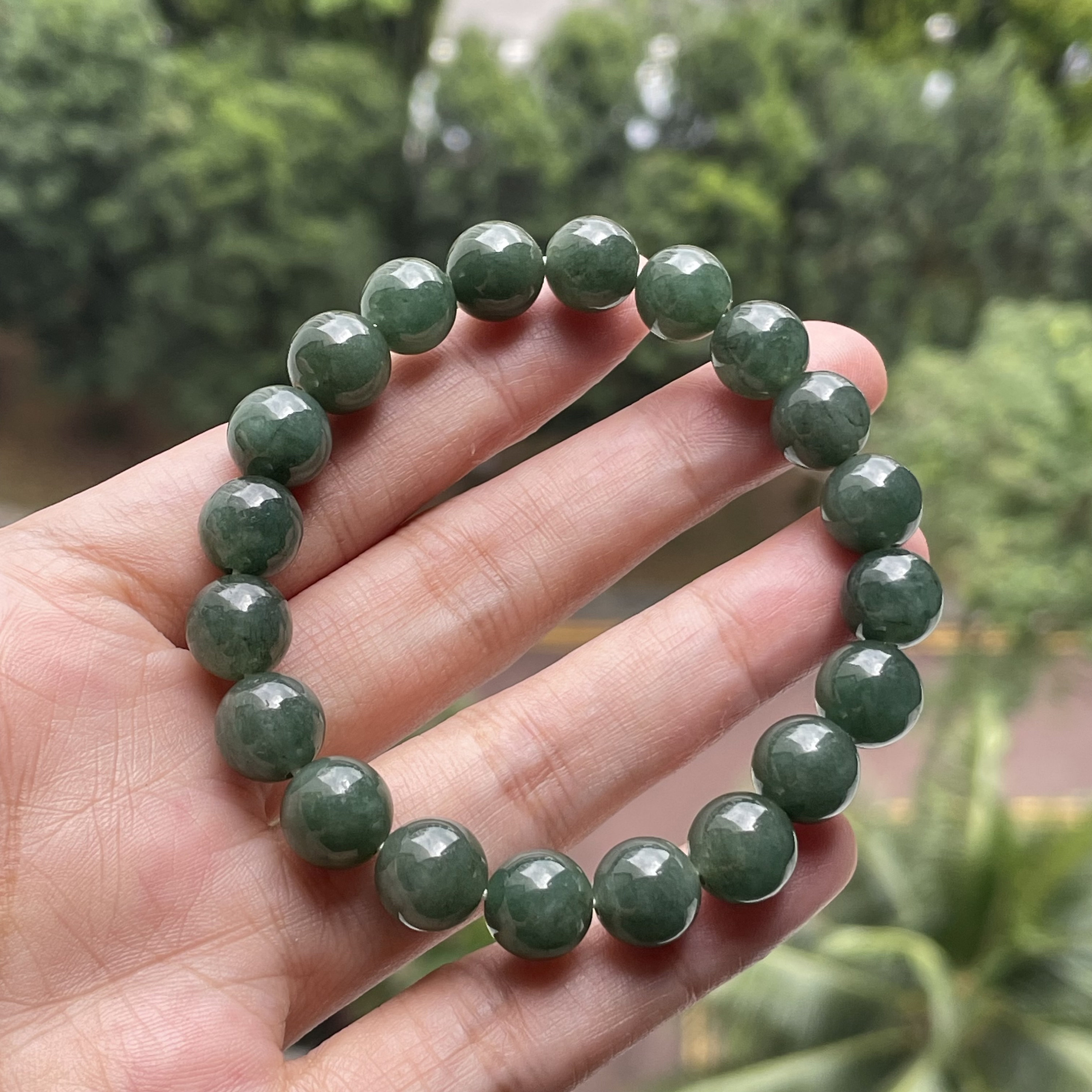 KTT Imperial Ice Green Jade Bracelet Natural India | Ubuy