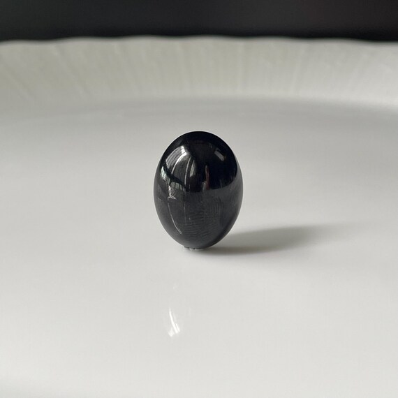Big Jade Cabochon - Natural Jadeite Black Jade Grade A Authentic - Buy As it loose stone or customization with precious metal is available