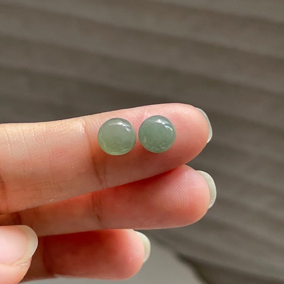 Jadeite Cabochons - Natural Type A Faint Translucent Fine Quality Authentic Burmese Jadeite Grade A