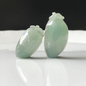 Valentine&#39;s Day Gift Set Jade Pendants - Celebration for LOVE- Natural Type A Jadeite Jade Authentic Grade A BURMESE Jade