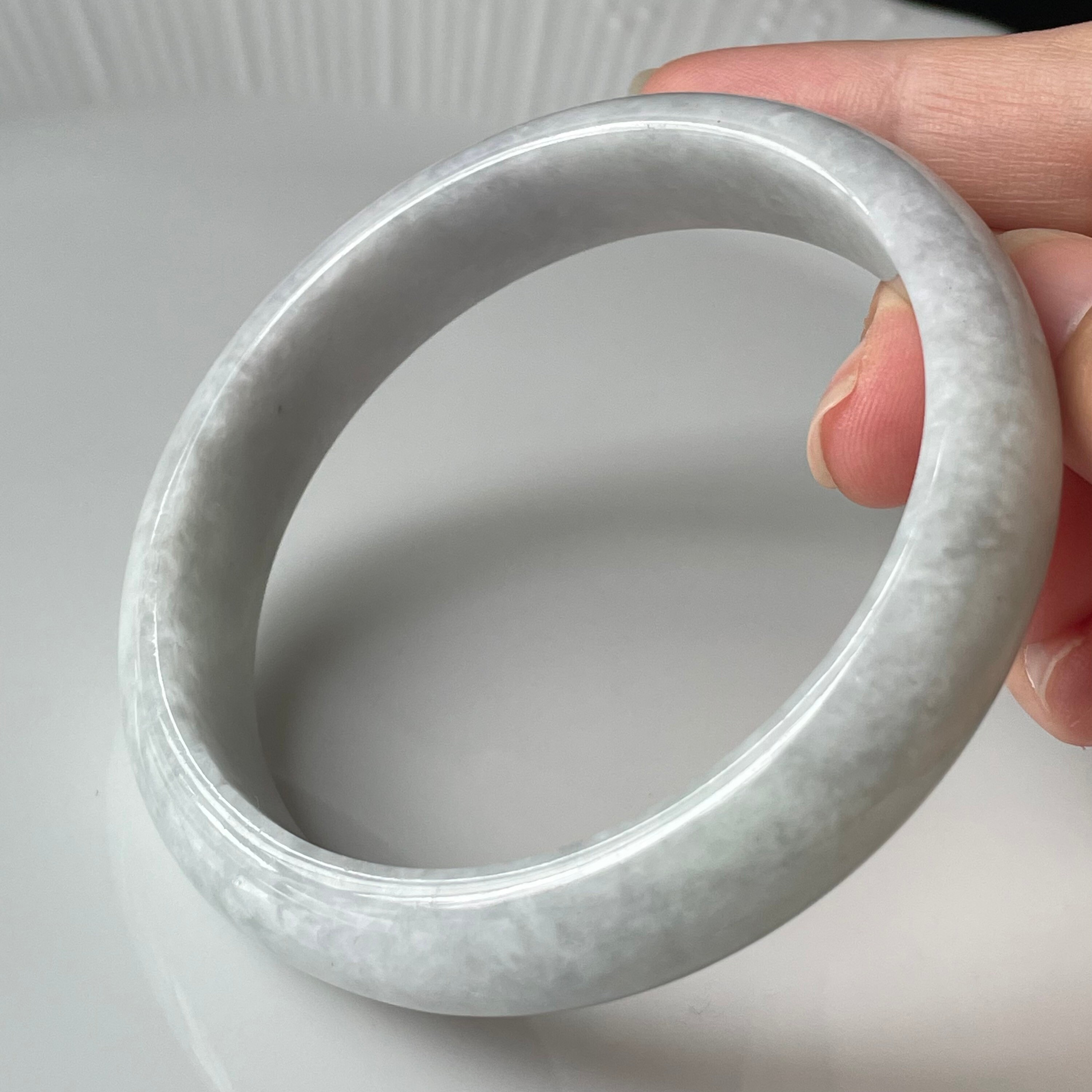 Grey jade sale bangle