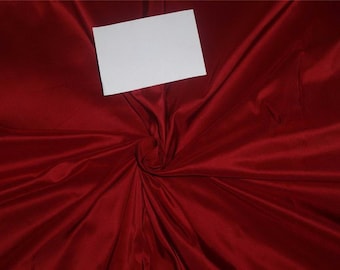 RED WINE 100% SILK TAFFETA PHARAOH ART PRINT FABRIC Antique Craft Dress 