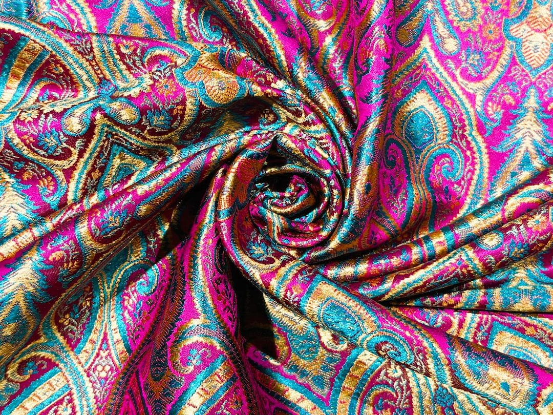 Silk Brocade Fabric 44