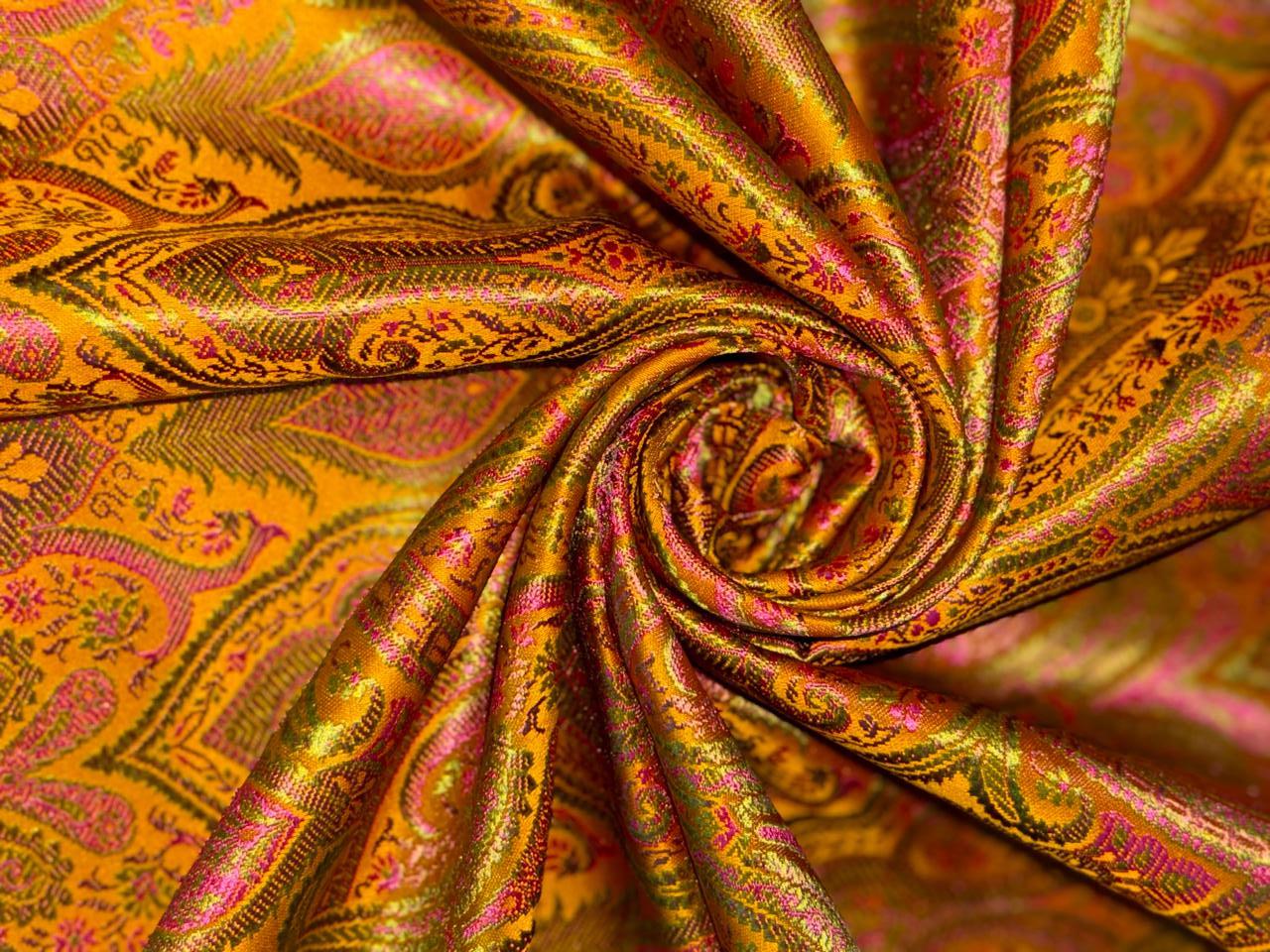 Silk Brocade Fabric 44