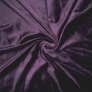 100% Cotton Velvet Plum Fabric 54" wide [5600]