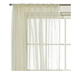 100 % Silk Organza Window Panel {52" x 84"}