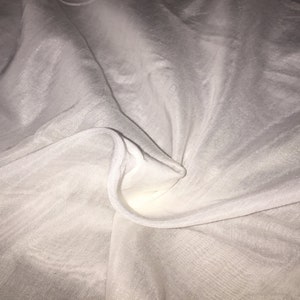 Organic fabric cotton x silk ~Available in 44&quot; {16 momme} /  54&quot;  {14 momme} wide sold by the yard