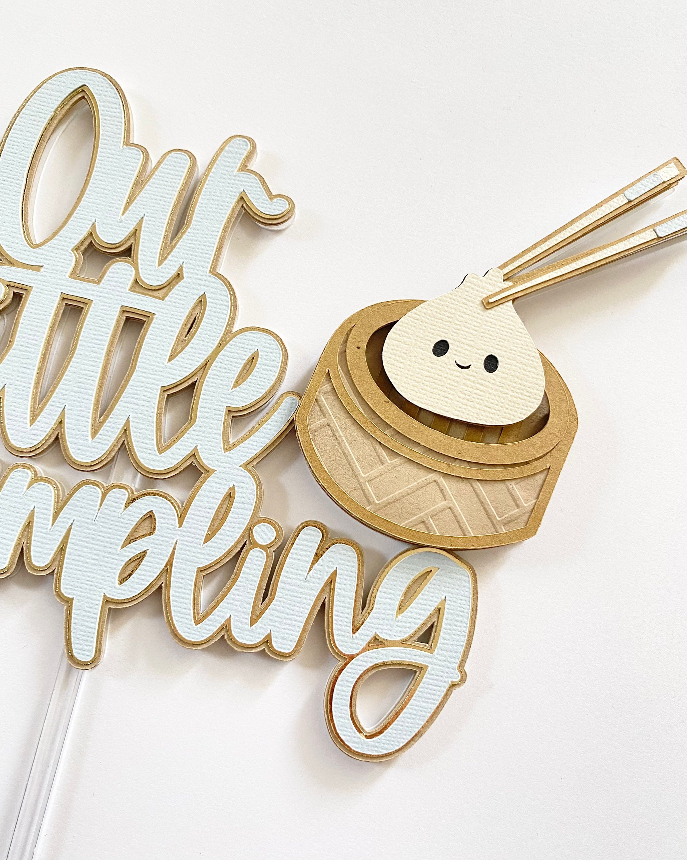 Dumpling Cake Topper,baby Dumpling, Dumpling Baby Shower - Etsy