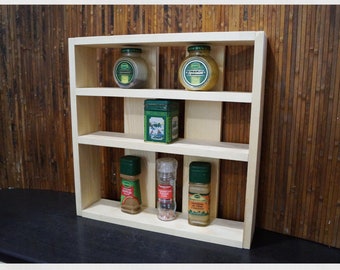 Spice rack - Farmhouse kitchen storage