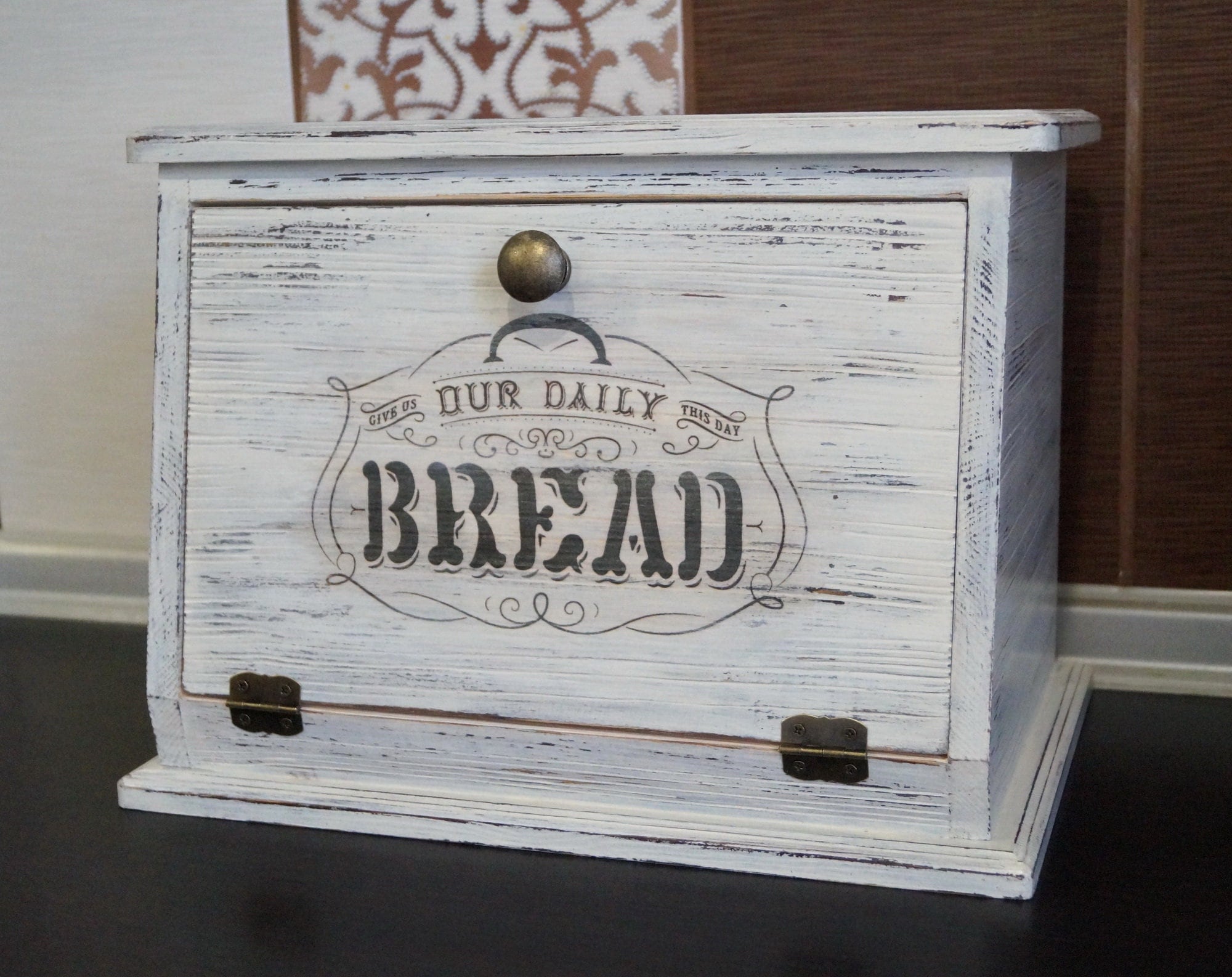 Bread Box Vintage Bread Bin - Farmhouse Kitchen Storage - Etsy