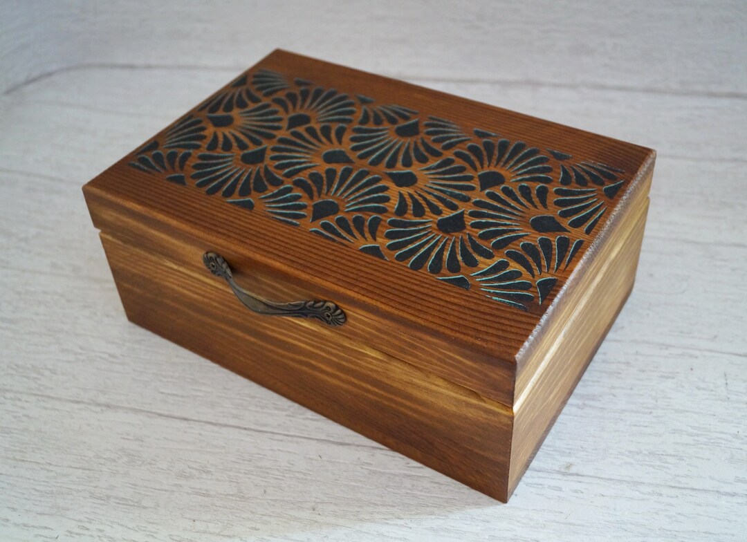Rustic Tea Box With 3 Compartments Wooden Tea Bag Organizer - Etsy