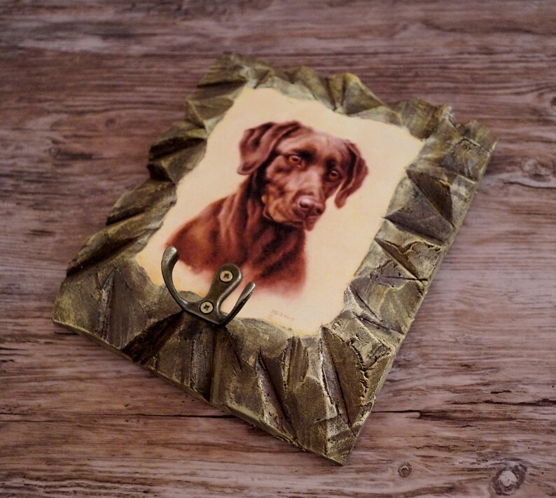 Chocolate Lab Labrador Dog Breed Purse Bag Hanger Holder Hook