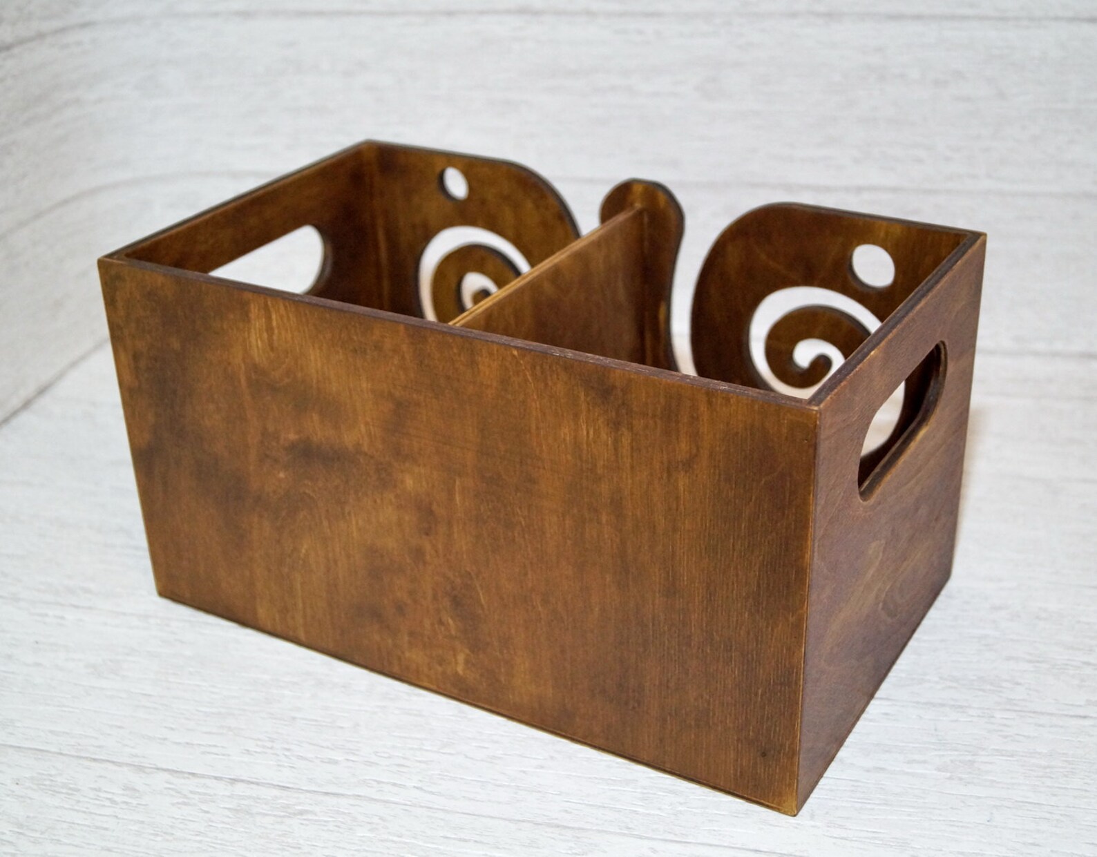 Large Wooden Yarn Box With Lid Wood Yarn Bowl Crochet Bowl Etsy