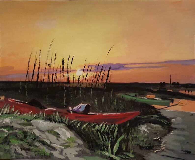 Capers Island Charleston South Carolina Kayak Camping Etsy