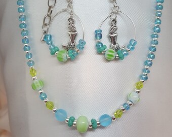 Blue Beaded Necklace
