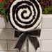 Lollipop Decor, Faux Lollipops, Black and White Lollipops, Holiday ...