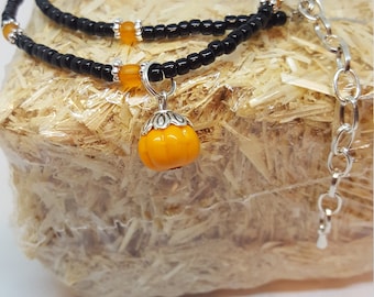 Beaded Choker Beaded Charm Necklace Fall Fashion Chokers For Girls Choker Necklace Fairy Charm Necklaces Autumn Jewelry