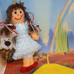 Oz Inspired Felt Ornaments