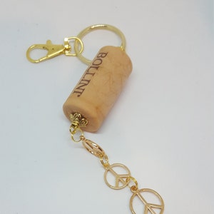 Cork Key Chain Purse Clip