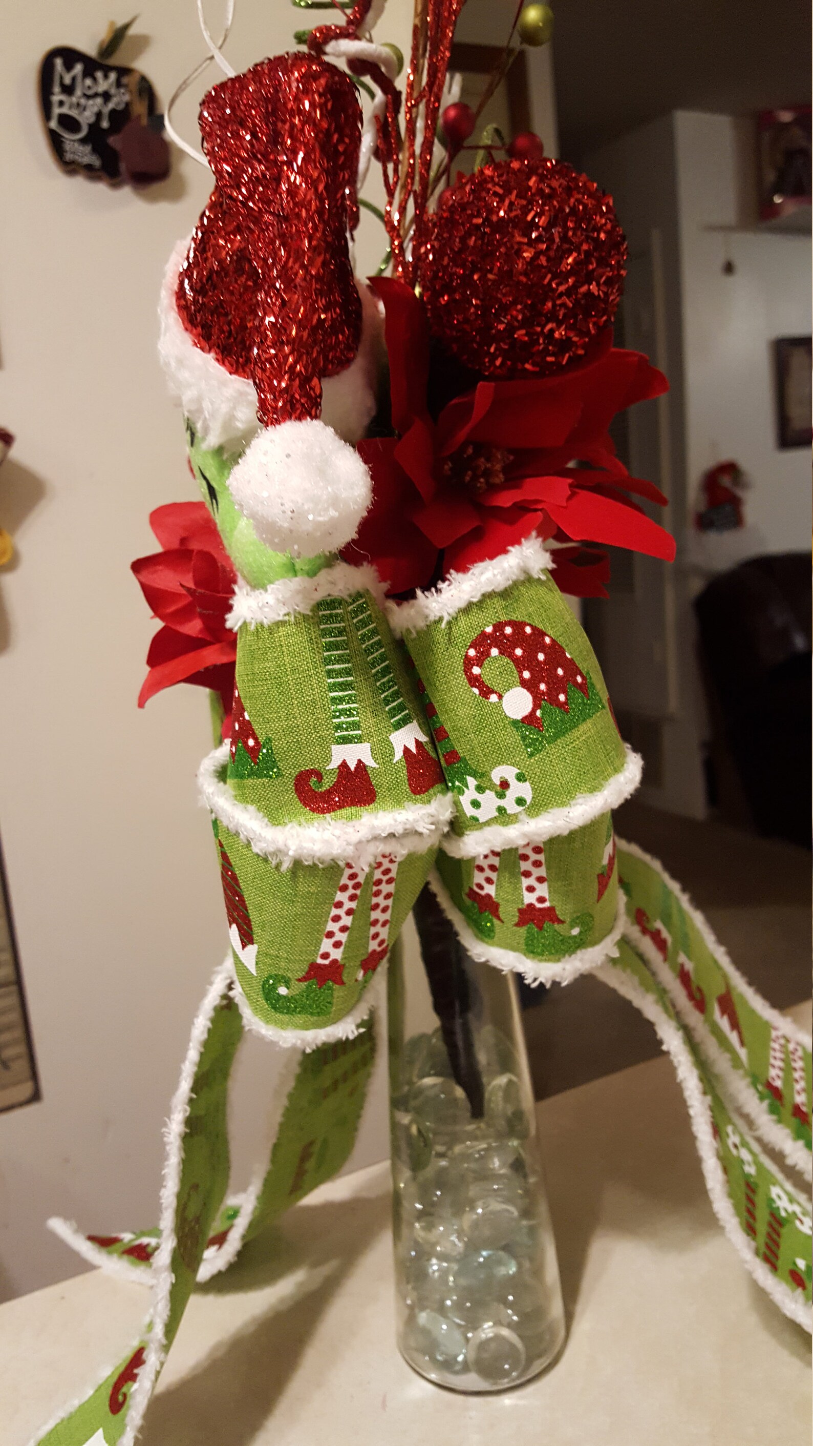 Grinch Tree Topper/Christmas Tree Topper/Deluxe Grinch Etsy