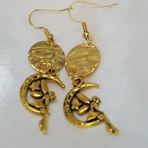 Fairy Earrings, Gold Fairy Earrings