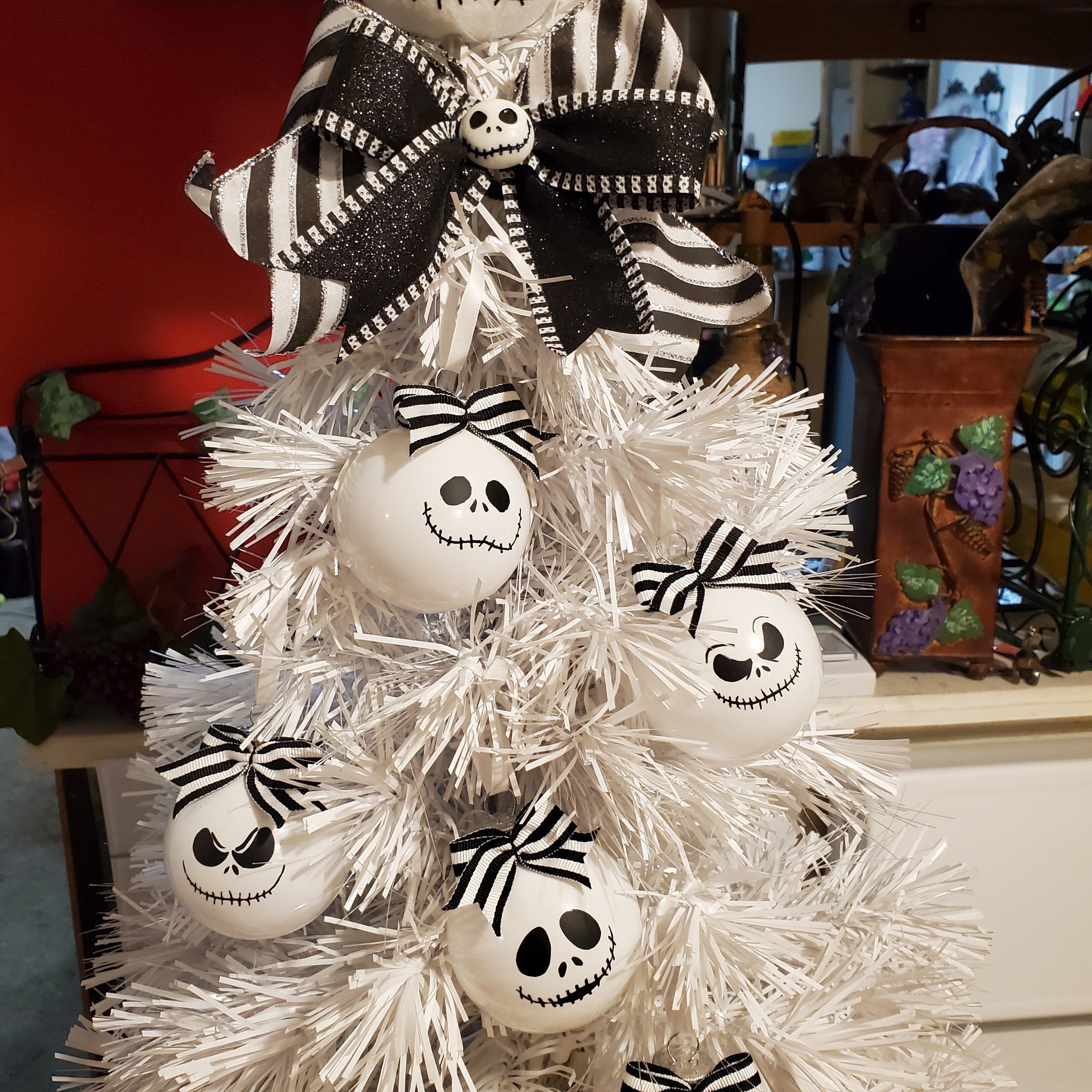 ナイトメアー・ビフォア・クリスマス オーナメント：ブラック