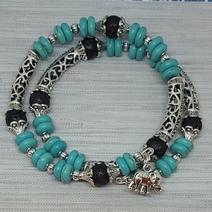 Armband med eterisk olja och lavasten