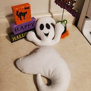 Gespenst Plüschtier, Gespenst Kranz Aufsatz, Halloween Kranz Gespenst Aufsatz