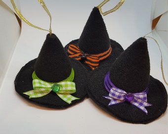 Witch Hats, Felt Witch Hat Ornaments