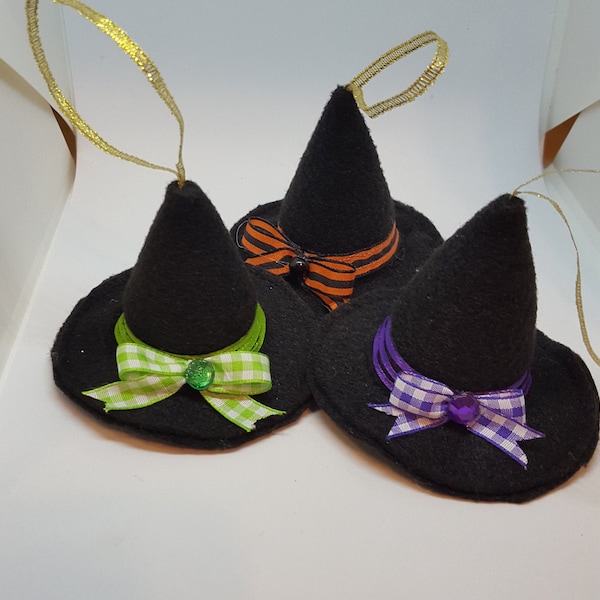Witch Hats, Felt Witch Hat Ornaments