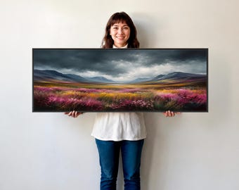 Wallfillers Wide Long Scottish Wall Art - Highland Panoramic