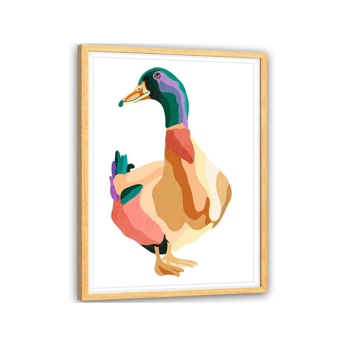 Duck Framed Art Prints Multi Coloured - Etsy