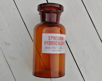 Large bottle of a pharmacist, Original label, Vintage pharmacy, Made in USSR, Medical jar, Brown bottle, Antique apothecary, Brown glass
