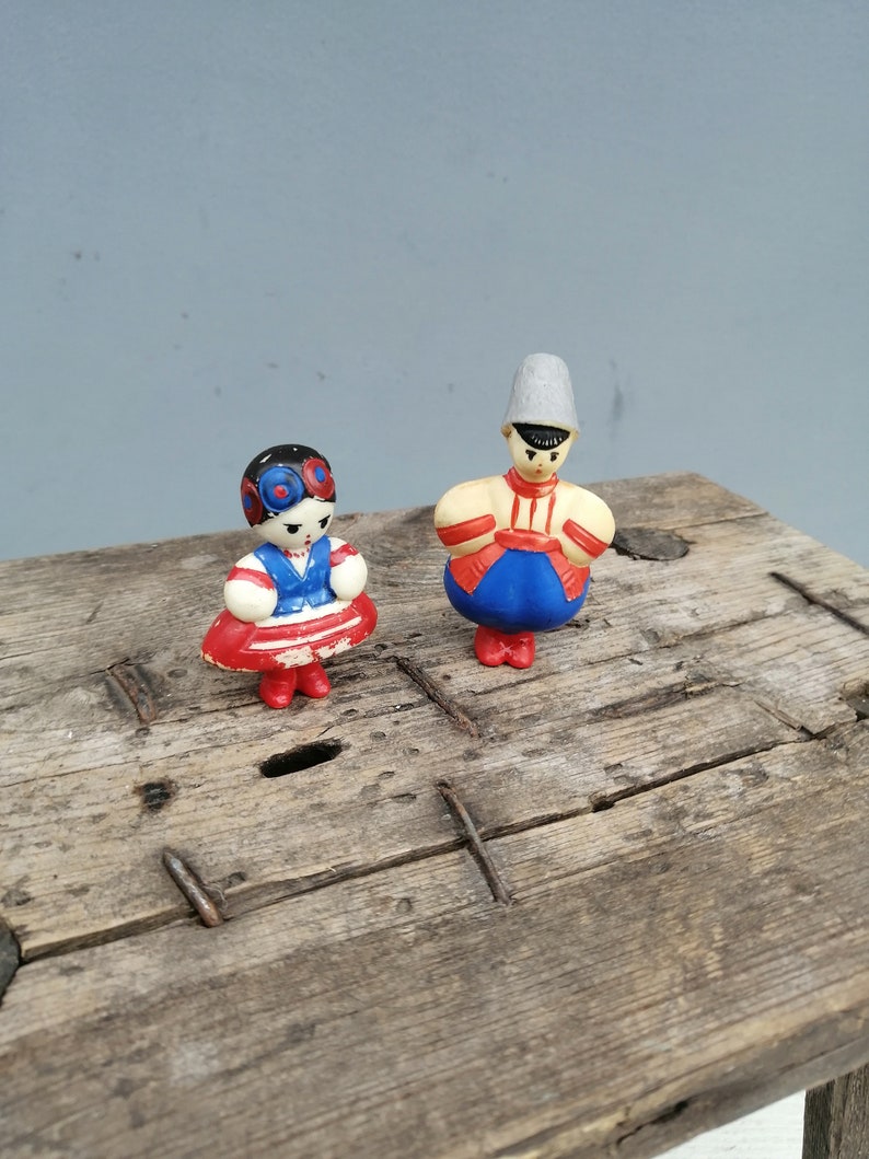 Antique plastic toy, Retro Ukrainian toy, Gift from Ukraine, Children's room decor, Old figurine, Collectible toy, Unique toy, Small toy image 9