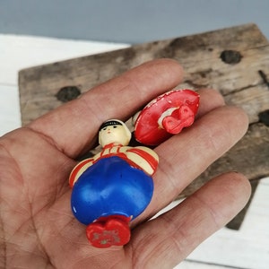 Antique plastic toy, Retro Ukrainian toy, Gift from Ukraine, Children's room decor, Old figurine, Collectible toy, Unique toy, Small toy image 6