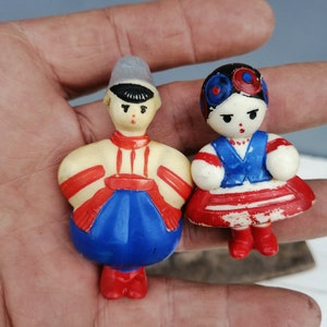 Antique plastic toy, Retro Ukrainian toy, Gift from Ukraine, Children's room decor, Old figurine, Collectible toy, Unique toy, Small toy image 8