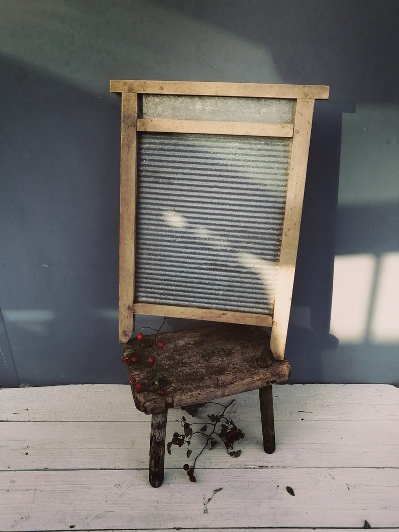 Washing Board, Vintage Washboard Metal, Old Washboard, Unique Washboard