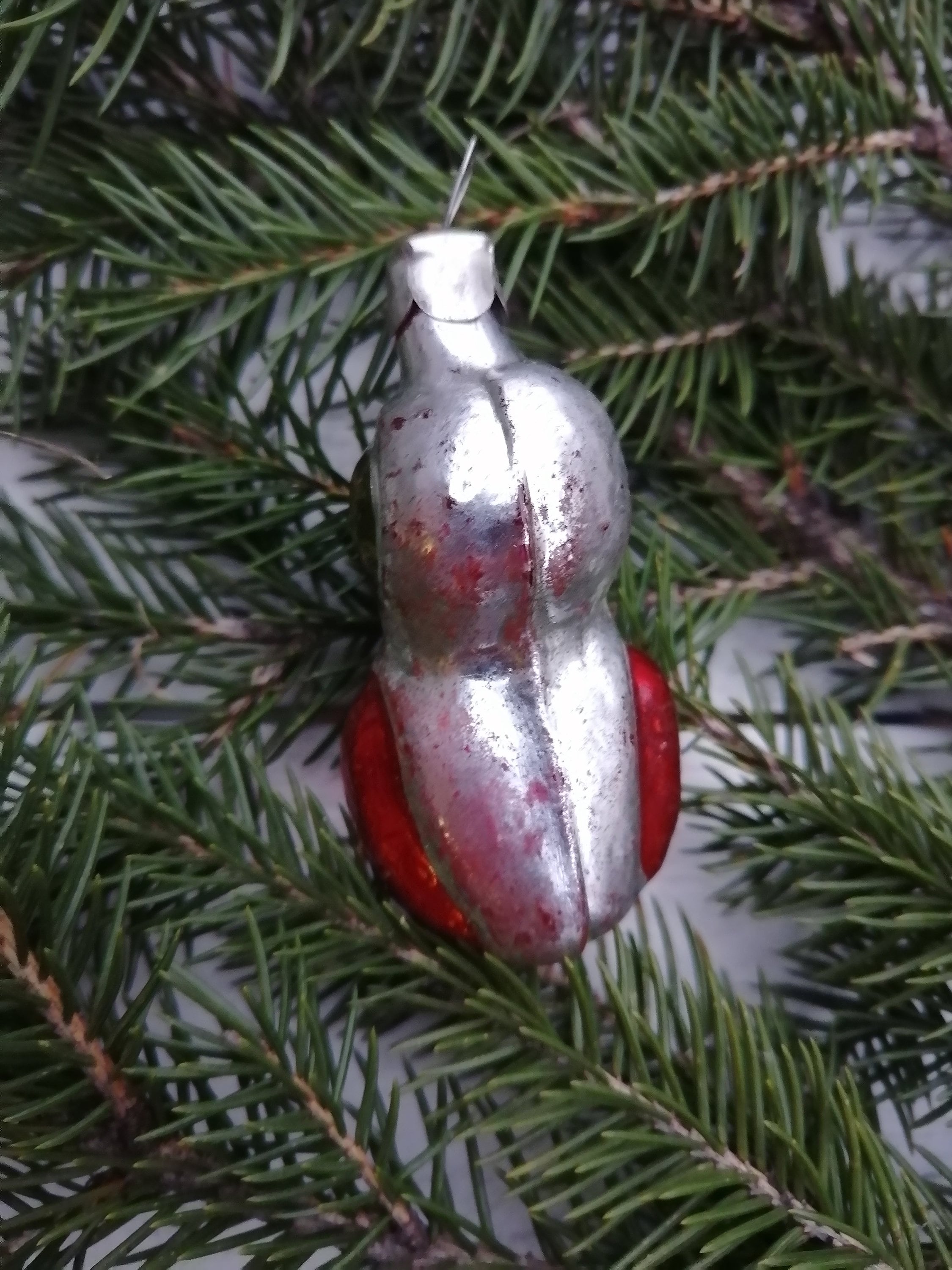 ヴィンテージガラスクリスマスオーナメント、ソビエト時代の