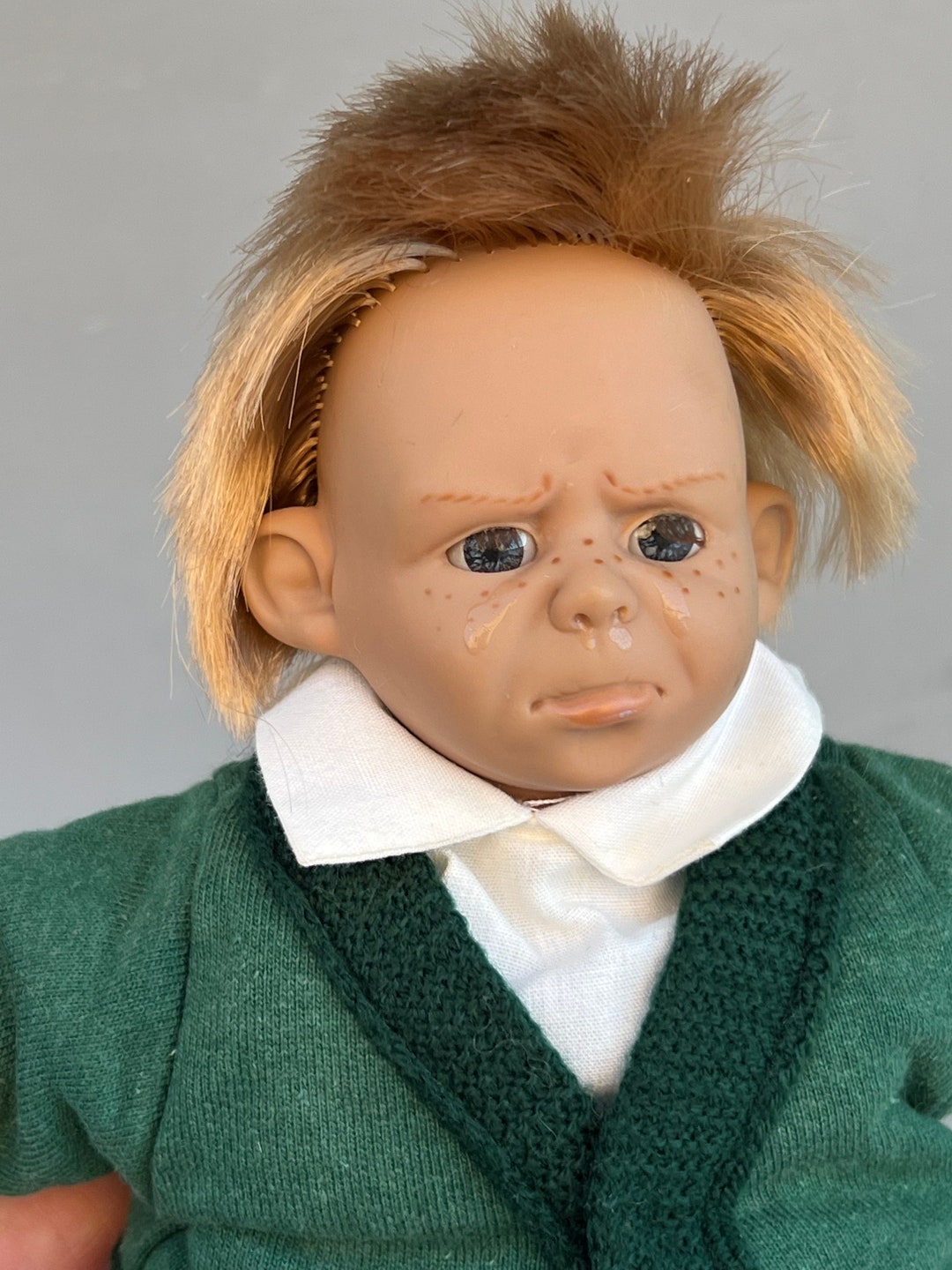 Grimace Vintage Dolls Expression Vinyl Soft Body Doll Classic Art